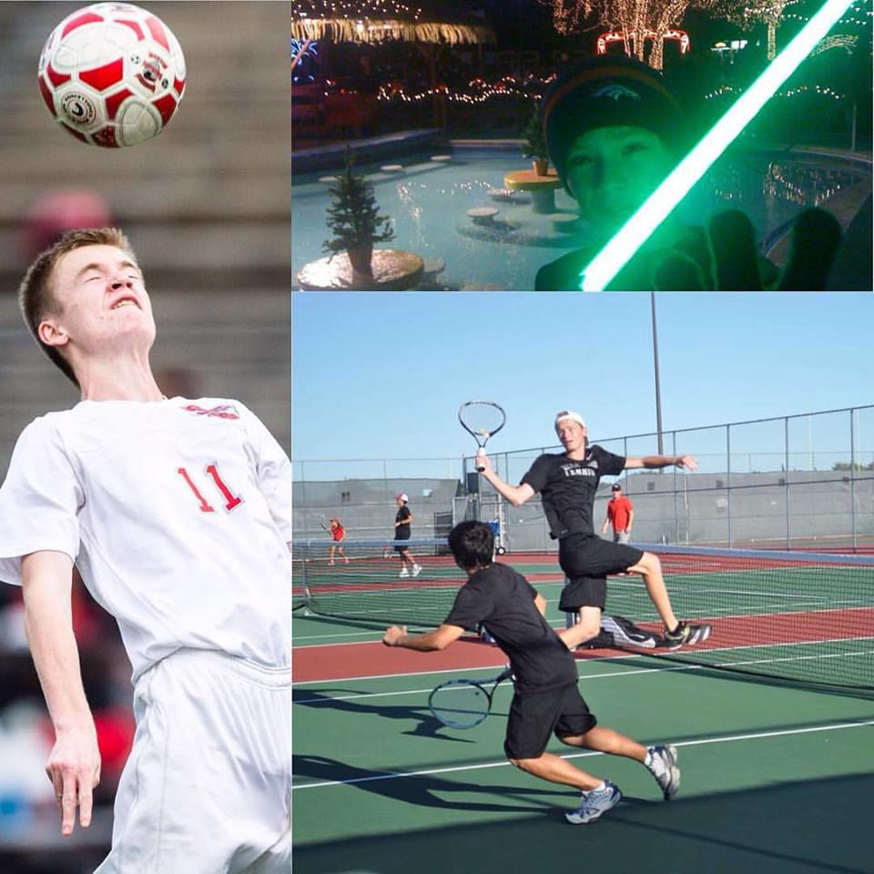 Paul using his head, light saber and leaping ability
